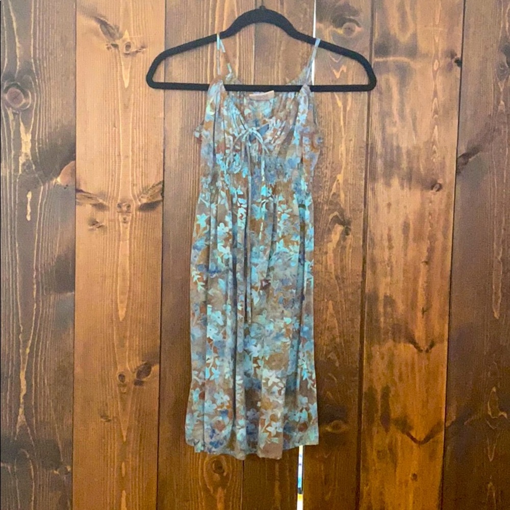 Blue light summer dress